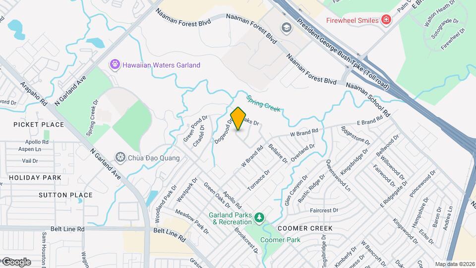 814 Honey Hill Dr Map and Location Details