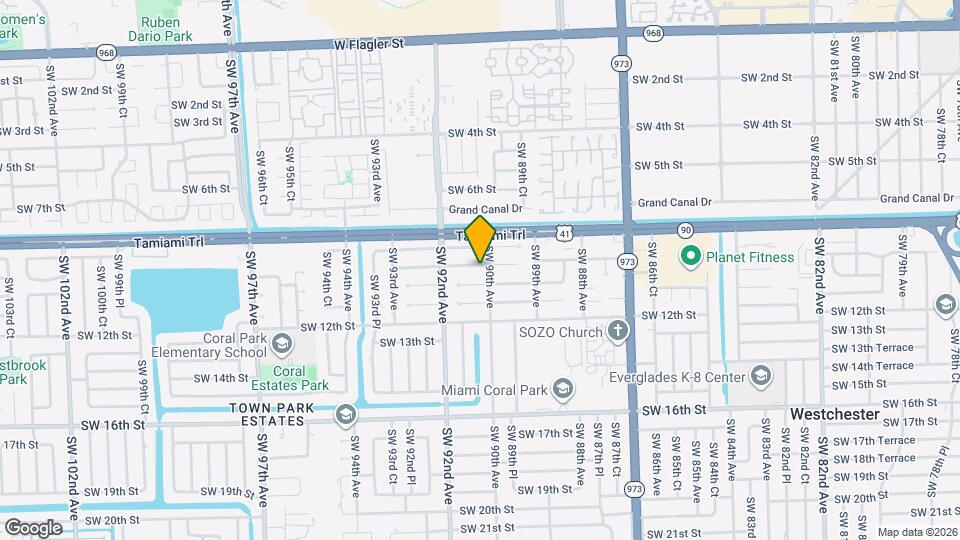 9010 SW 9th Terrace Map and Location Details