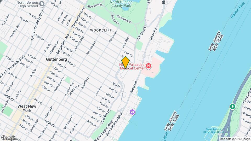 7300 JFK Blvd E Map and Location Details