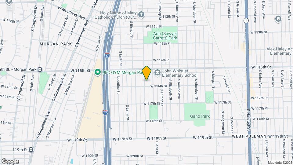 11545 S Loomis St Mapa y Detalles de la Ubicación