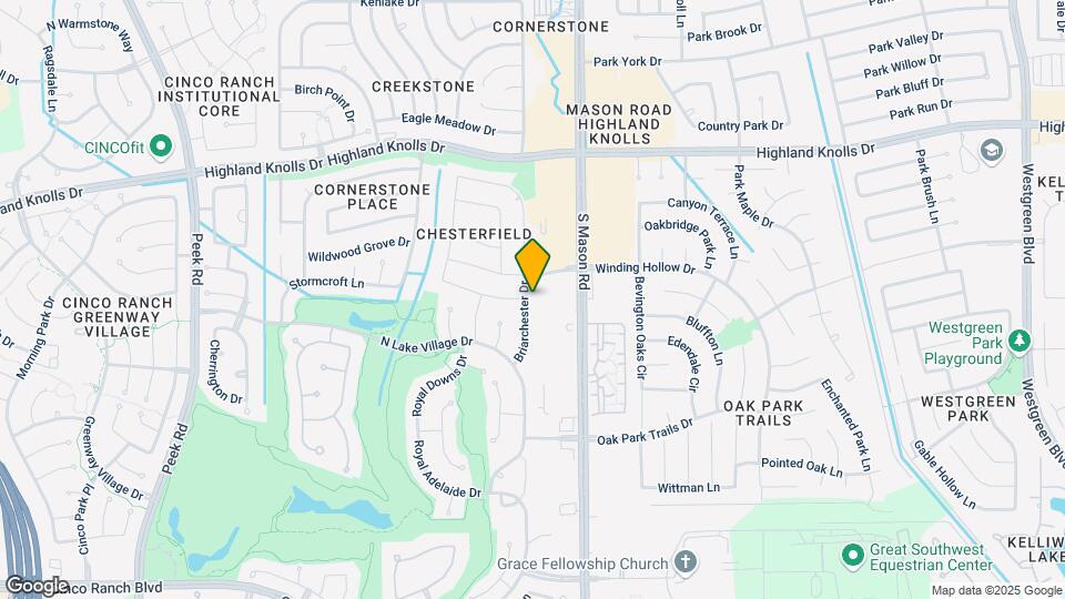 1911 Briarchester Dr Map and Location Details
