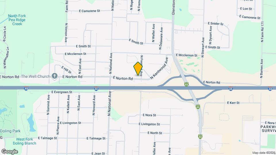 1353 E Norton Rd Map and Location Details