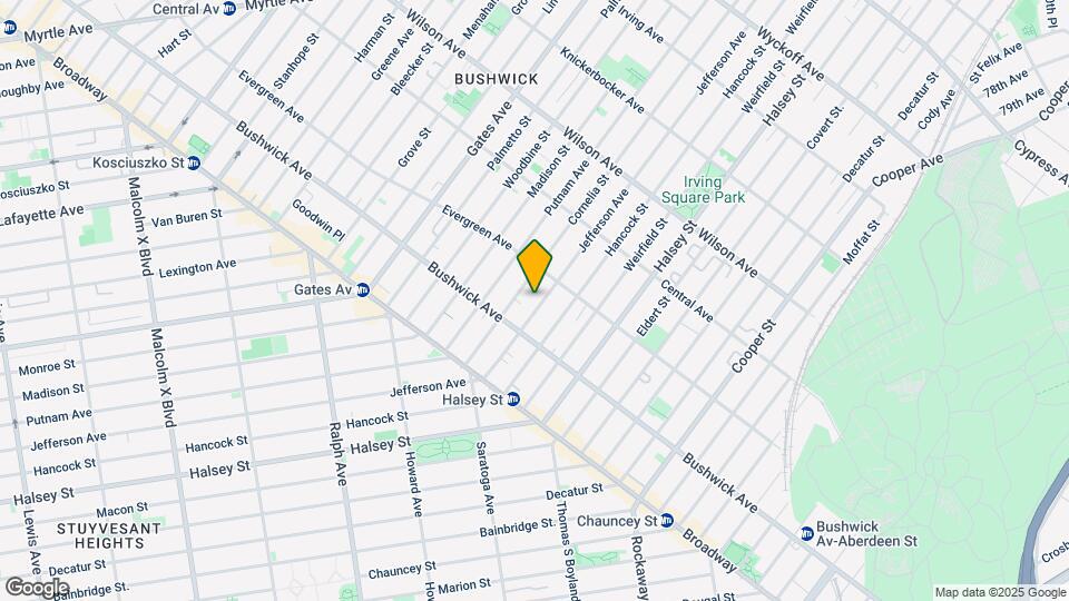 1117 Jefferson Ave Mapa y Detalles de la Ubicación