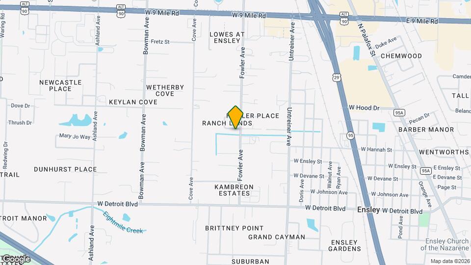 8701 Fowler Ave, Unit 3 Map and Location Details