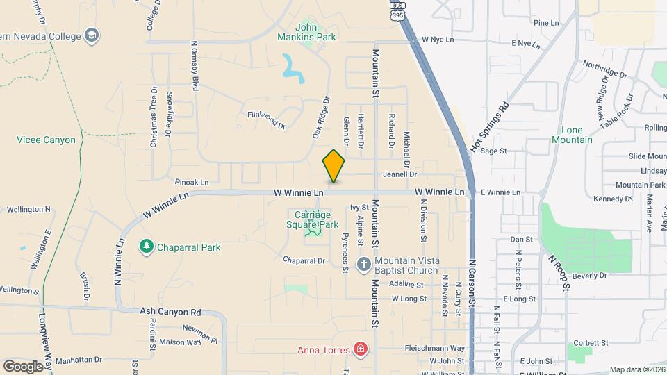 920 W Winnie Ln Map and Location Details