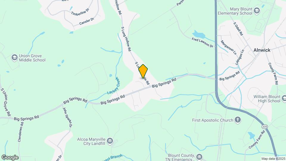 2706 Big Springs Rd Map and Location Details