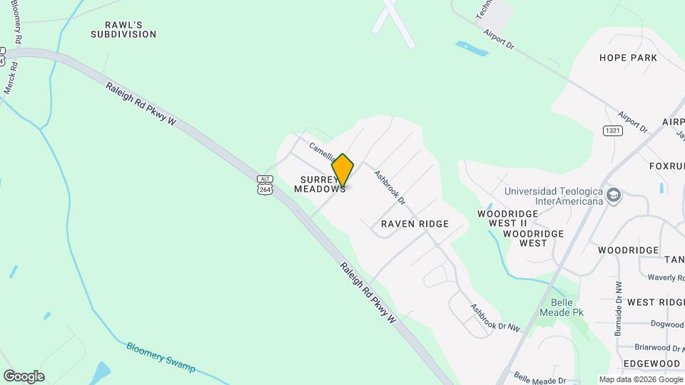 4304 Cam Strader Dr NW Map and Location Details