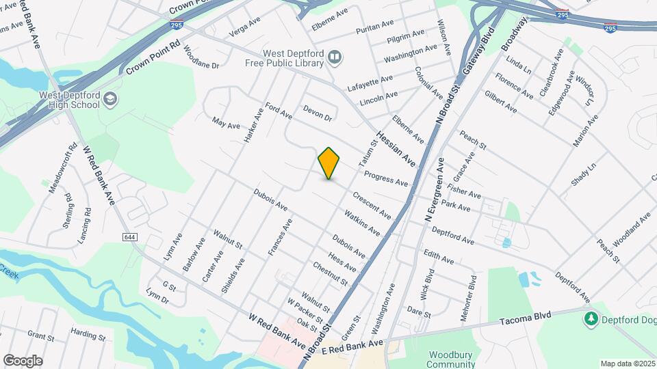 125 Crescent Ave Map and Location Details