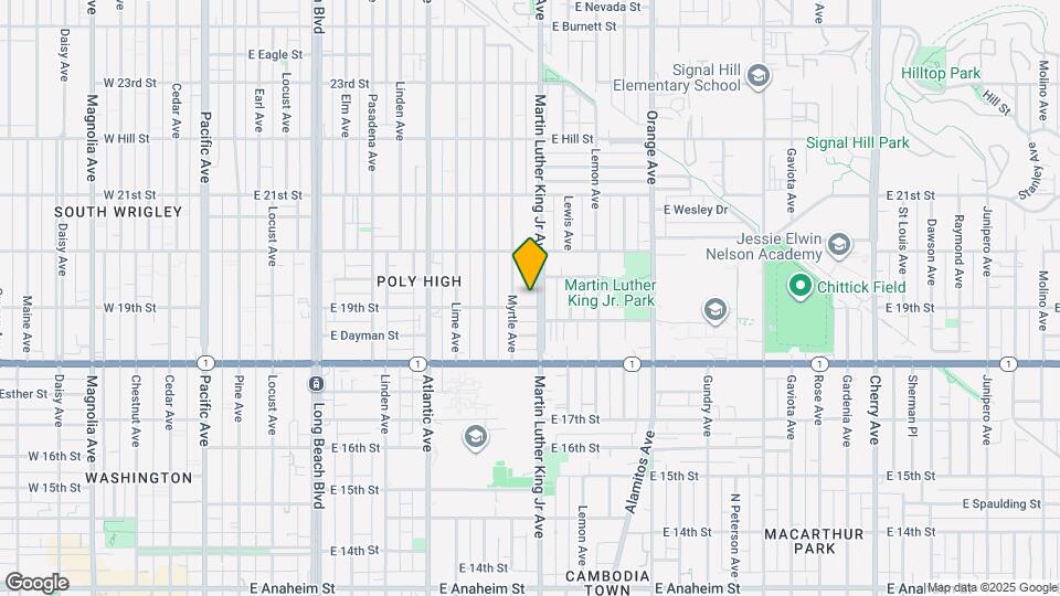 925 E 19th St Map and Location Details