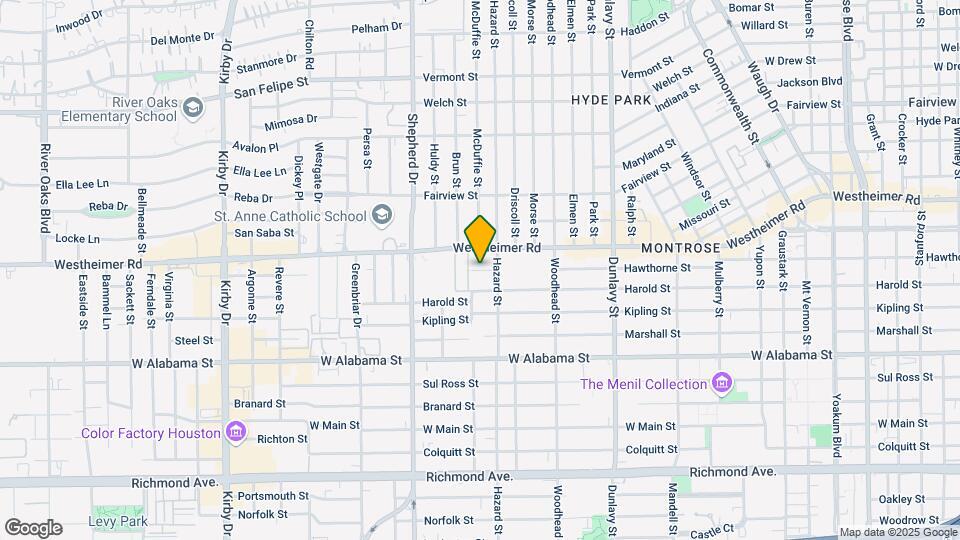 1936 Hawthorne St Mapa y Detalles de la Ubicación
