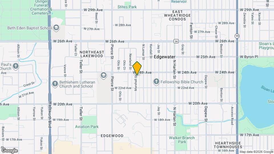 2280 Marshall St Map and Location Details