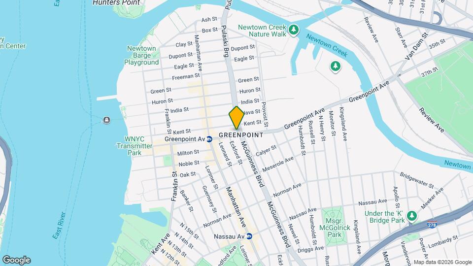 193 Greenpoint Ave Map and Location Details