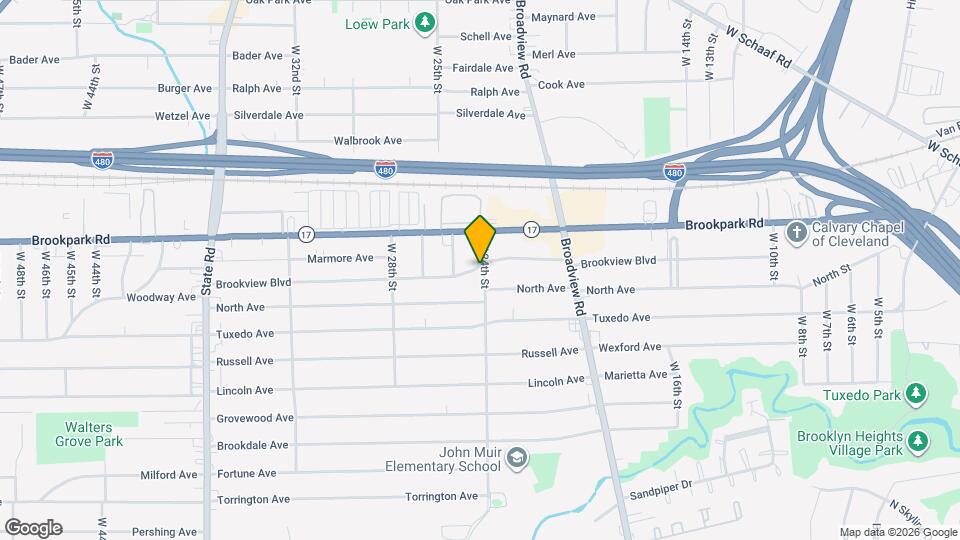 2403 Brookview Blvd Mapa y Detalles de la Ubicación