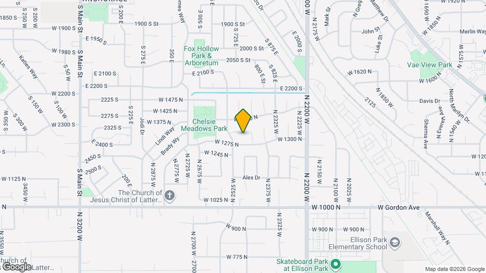 2475 W 1325 N Map and Location Details