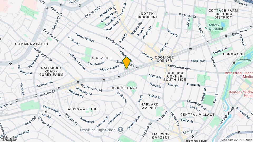 1450 Beacon St Map and Location Details