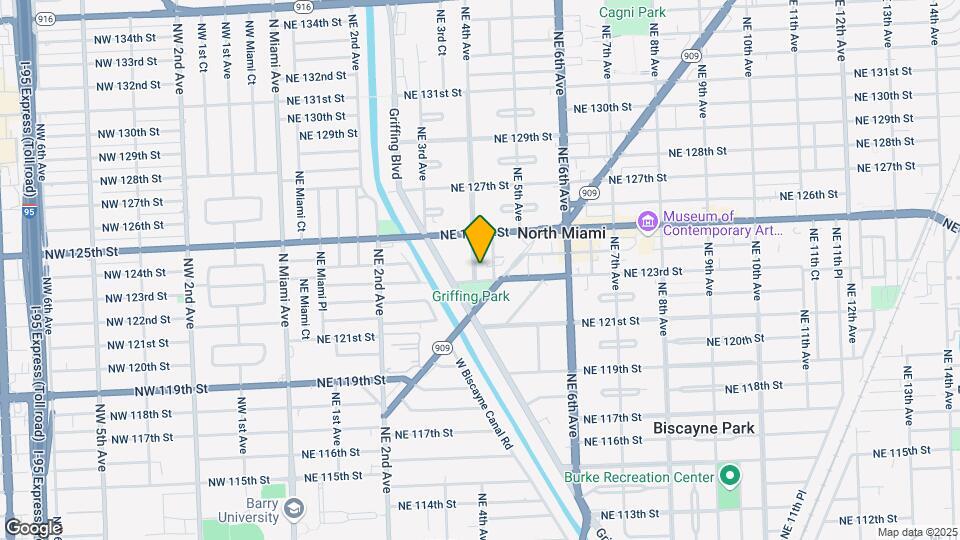 12315 NE 4th Ave Map and Location Details