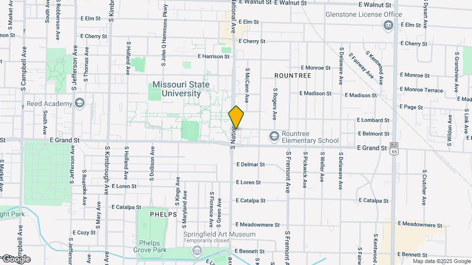 940 S National Ave Mapa y Detalles de la Ubicación