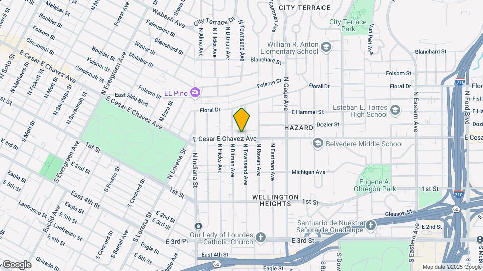 3521 E Cesar E Chavez Ave Map and Location Details