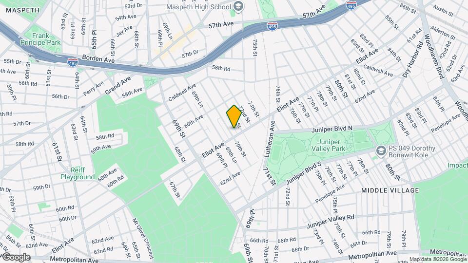 60-71 70th St Map and Location Details