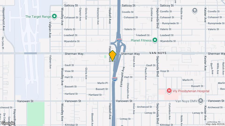 7110 1/2 Haskell Ave Mapa y Detalles de la Ubicación