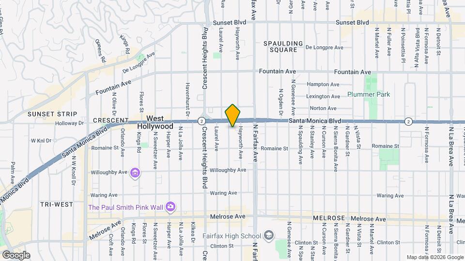 1050 N Edinburgh Ave Map and Location Details