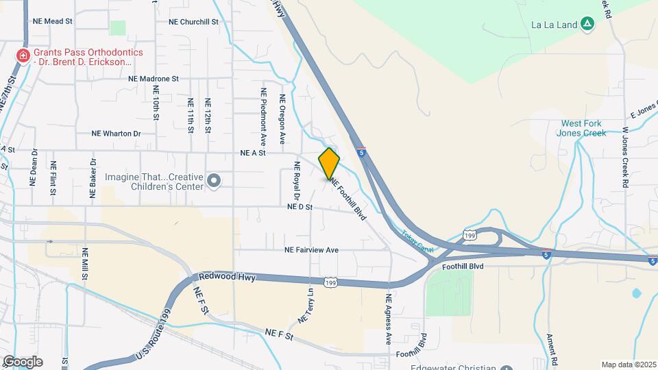 1699 NE Foothill Blvd Map and Location Details