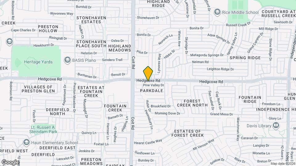 3841 Pine Valley Dr Map and Location Details