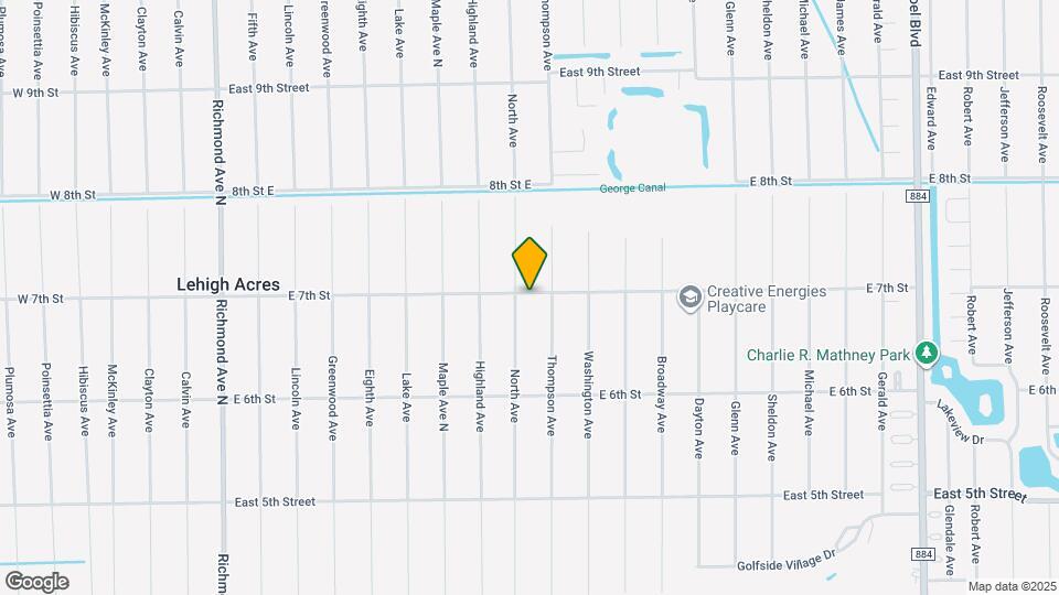 1202 E 7th St Map and Location Details