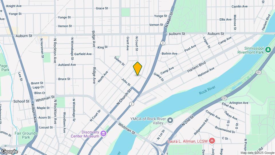 1140 N Church St Mapa y Detalles de la Ubicación