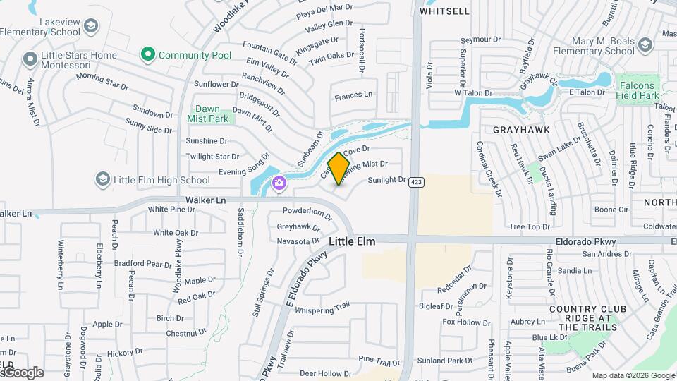 2704 Evening Mist Dr Map and Location Details