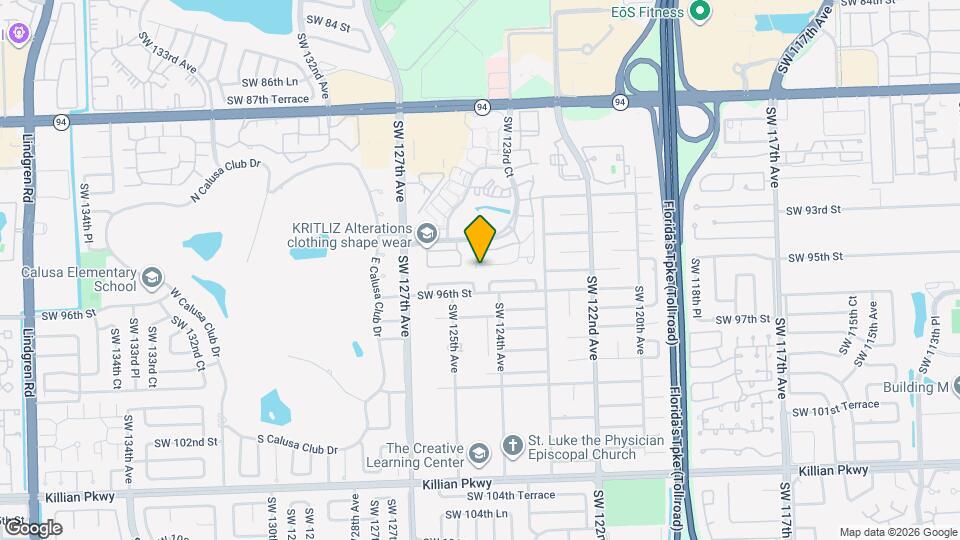 12396 SW 94th Ln Map and Location Details