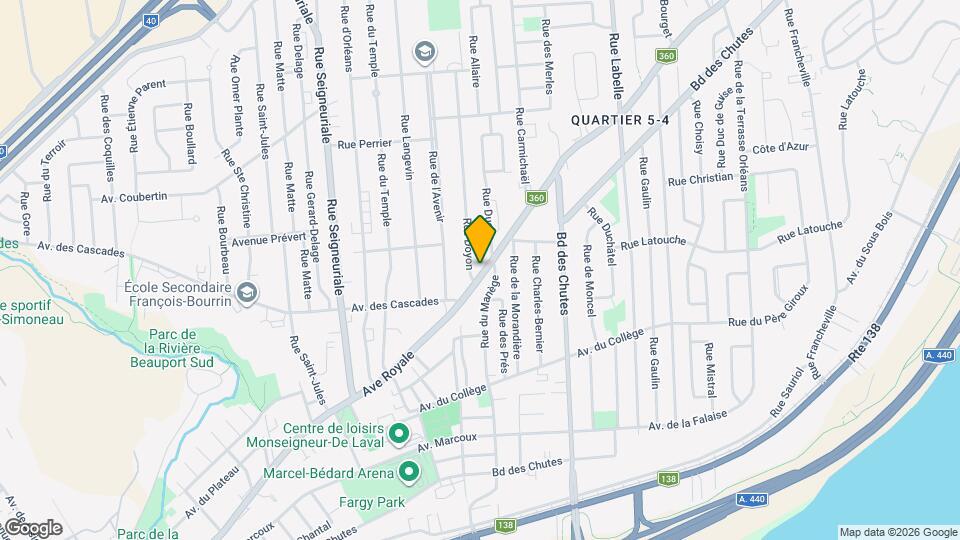 813 Royale Av Map and Location Details