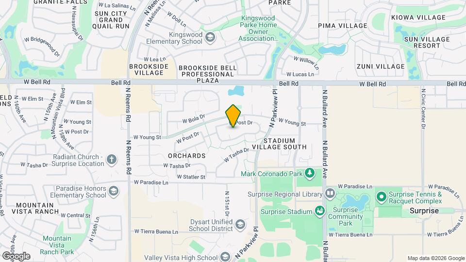 16543 N 151st Ct Map and Location Details