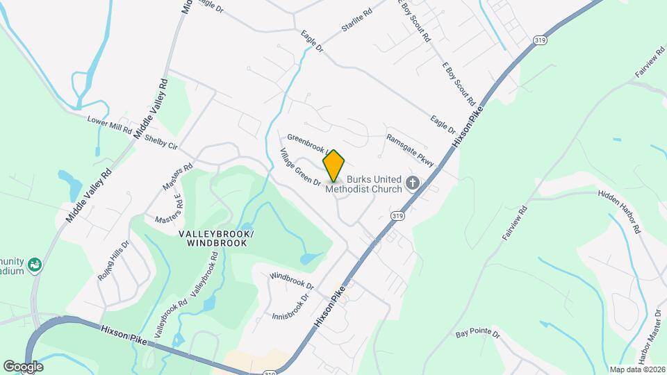 1317 Village Green Dr Map and Location Details