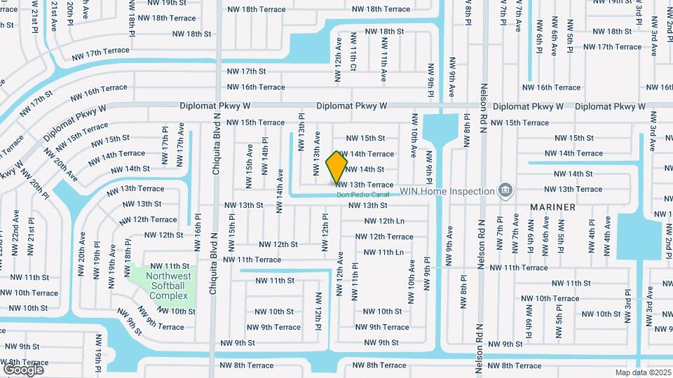 1204 NW 13th Terrace Map and Location Details