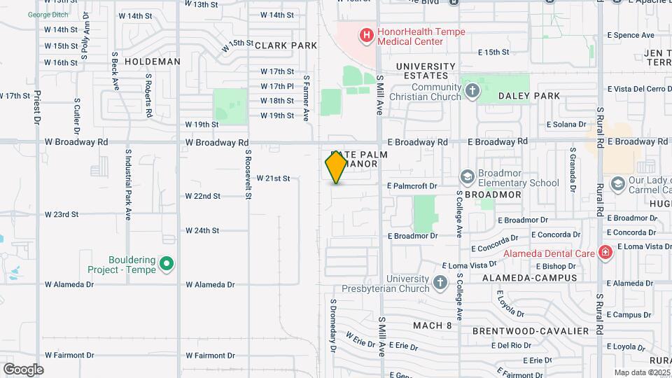 2123 S Hu Esta Dr, Unit East Map and Location Details
