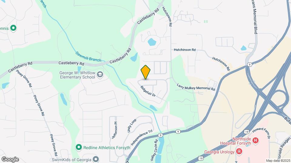 4125 Ridgefair Dr Map and Location Details