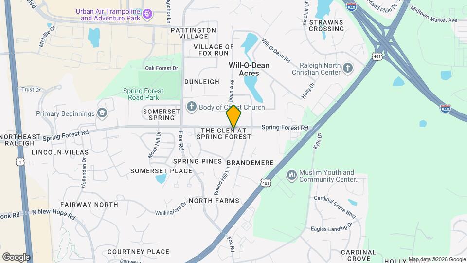 5811 Spring Glen Lane Mapa y Detalles de la Ubicación