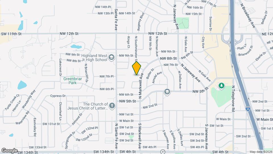 1008 NW 7th Pl Map and Location Details