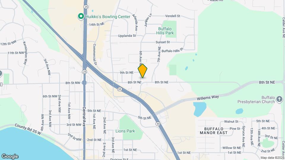 804 6th Ave NE Map and Location Details