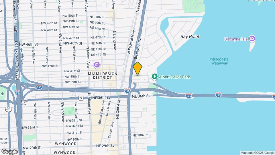 444 NE 39th St, Unit 202 Map and Location Details