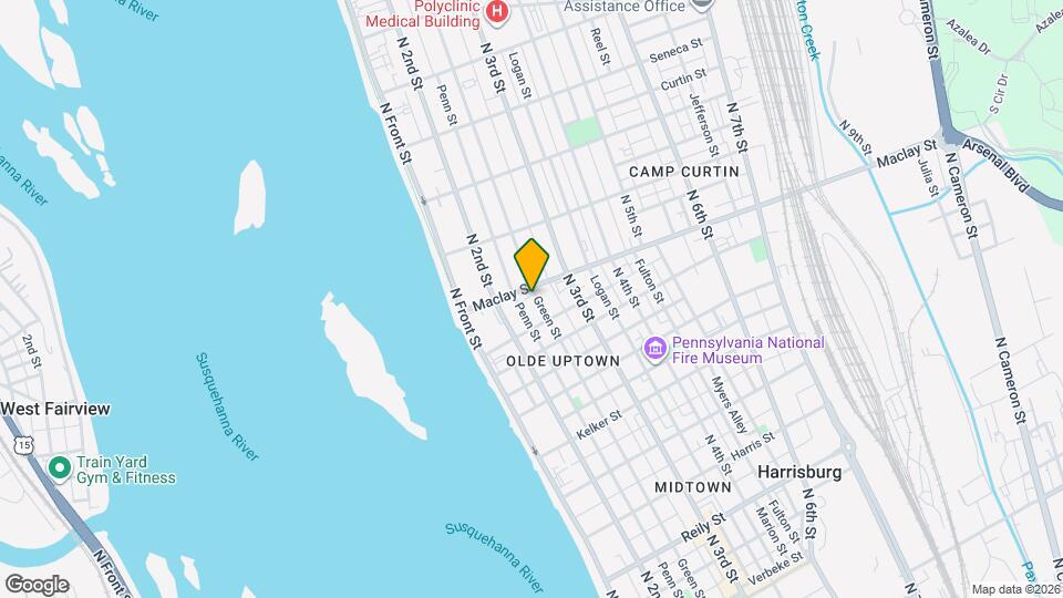2046 Green St, Unit 2 Map and Location Details