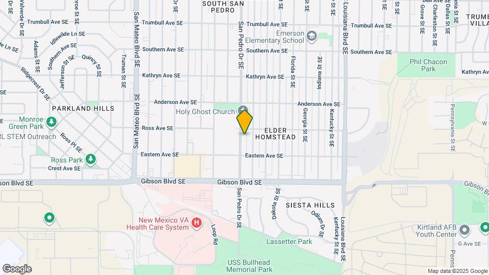 1012 San Pedro Dr SE Map and Location Details