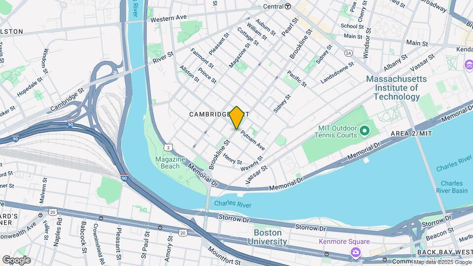 280 Brookline St, Unit 4R Map and Location Details