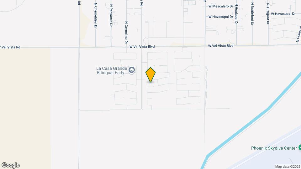 1168 W Castle Ct Map and Location Details