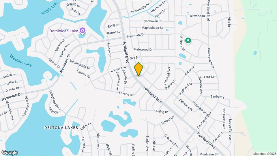 1614 Howland Blvd Map and Location Details