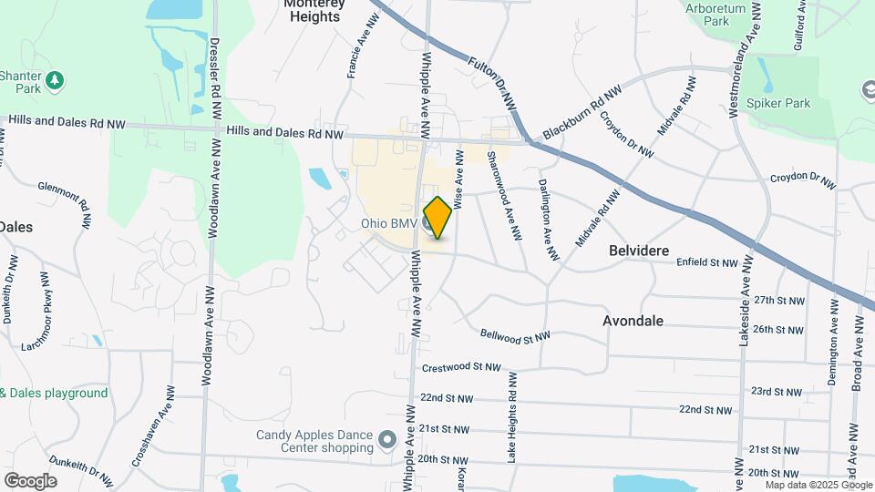 4317 Avondale Ln NW Map and Location Details