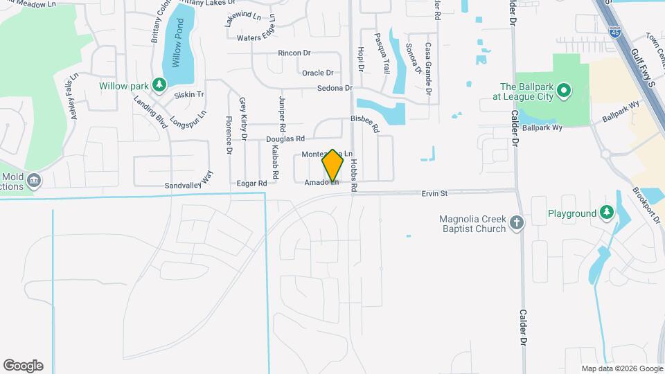 2009 Amado Ln Mapa y Detalles de la Ubicación