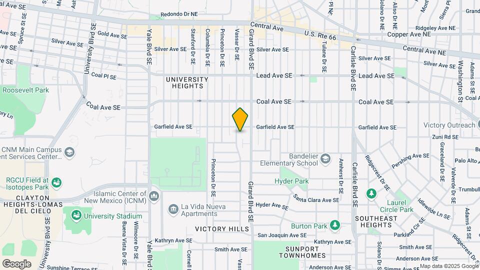512-512 1/2 Vassar Dr SE Map and Location Details