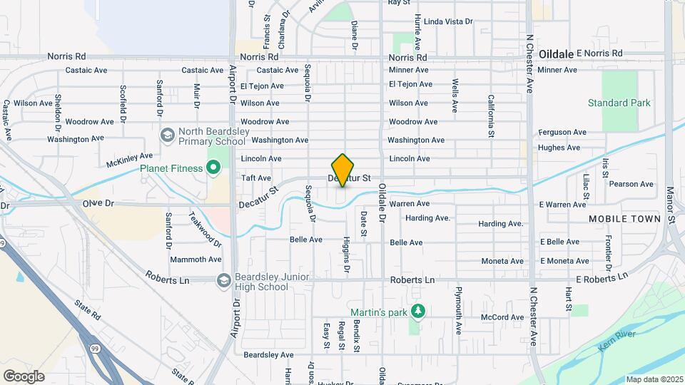 709 Yosemite Dr Map and Location Details